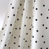 Hokkoh Cotton - 'Neko' Polka Dot - White *Last Piece 3.5m